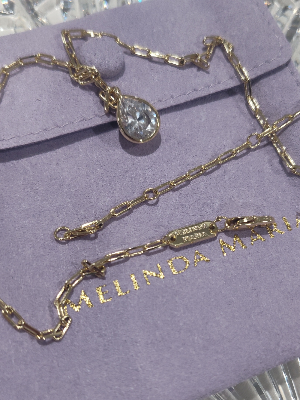 Melinda Maria Drop Of Perfection Necklace - Picture 3 of 6
